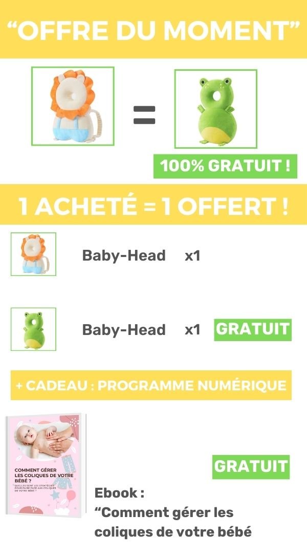 Baby-Head™ - Coussin de protection tête pour bébé - Instinct Maternel